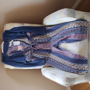 NWT Knitworks 3pc Jumpsuit for girls (size 7 & 16 available)